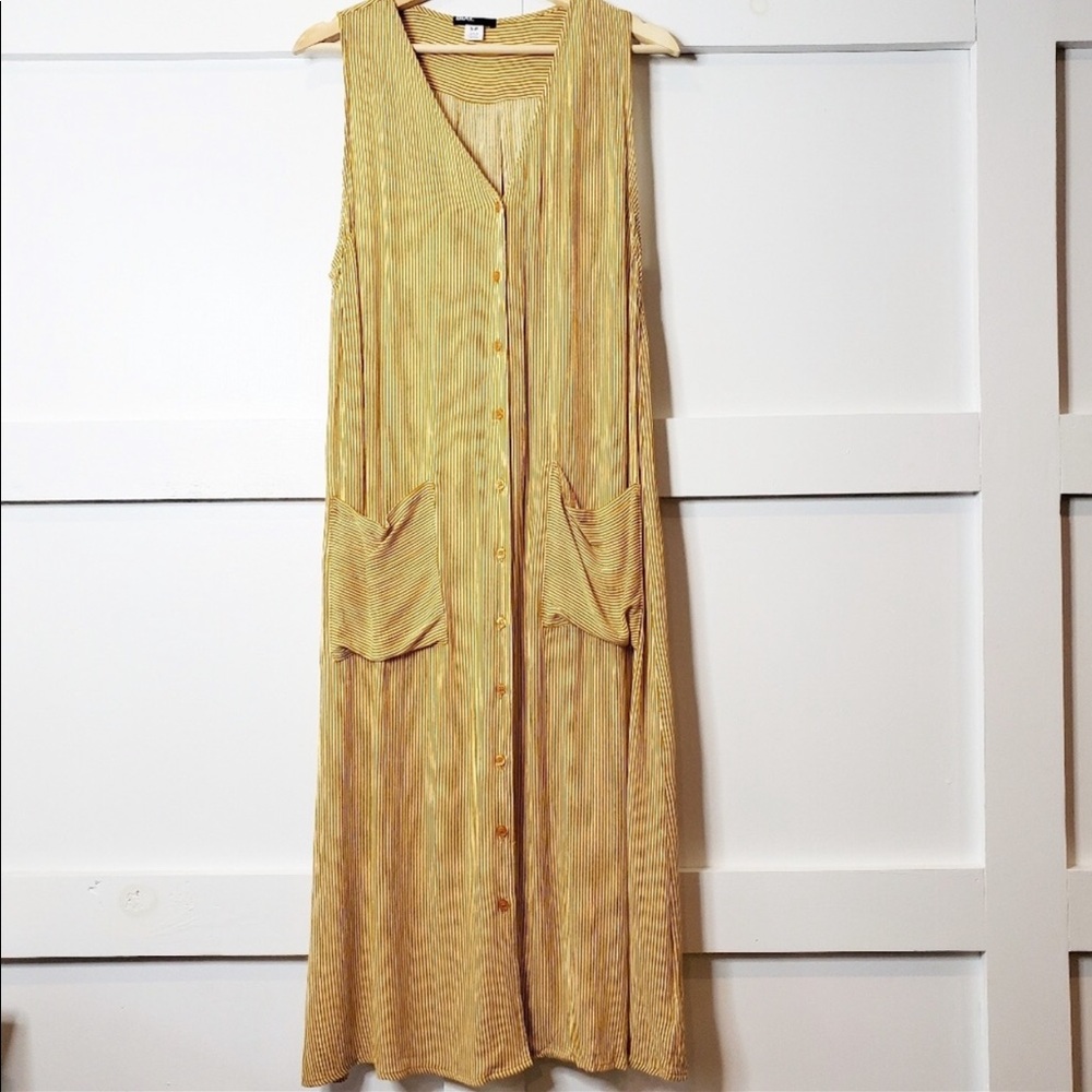 Urban Outfitters BDG Vertical Line Midi Dress